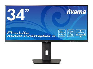 iiyama XUB3493WQSU-B5 tfBXvC 34^/3440×1440/HDMIADisplayPort/ubN/Xs[J[F/IPS/~
