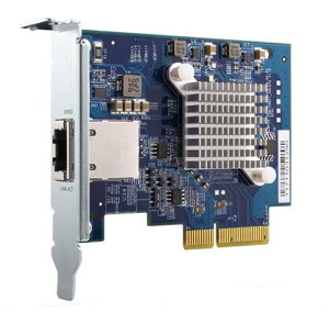 QNAP QXG-10G1T/A 1�|�[�g 10GbE 10GBASE-T/NBASE-T LAN�J�[�h (QXG-10G1T�A�g��)