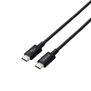 ELECOM MPA-CCYS12NBK USB Type-C to USB Type-C�P�[�u��/USB Power Delivery�Ή�/���炩�ϋv/1.2m/�u���b�N