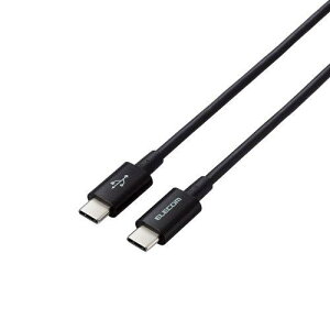ELECOM MPA-CCYS20NBK USB Type-C to USB Type-C�P�[�u��/USB Power Delivery�Ή�/���炩�ϋv/2.0m/�u���b�N