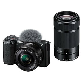 Sony ZV-E10Y/B デジタル一眼カメラ α VLOGCAM ZV-E10 ダブルズームレンズキット ブラック