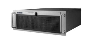 AhoebN HPC-7442MB-00XE 4U Rackmount Short-Depth Bare Chassis with Motherboard Support 4 Mobile HDD 80 PLUS PSU Support