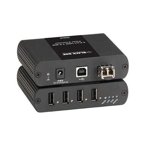 ブラックボックス IC406A-R2 USB2.0ファイバエクステンダ 4P SM 10KM