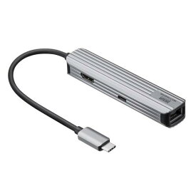 サンワサプライ USB-3TCHLP7S USB Type-Cマルチ変換アダプタ（HDMI＋LAN付・ケーブル15cm）