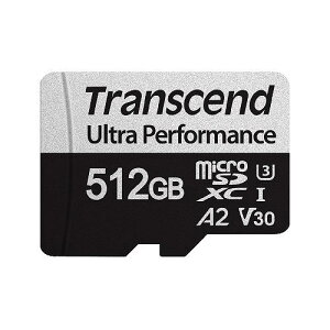 Transcend TS512GUSD340S microSDXC Class10 UHS-I U3 V30 A2 512GB (SDJ[hϊA_v^t)