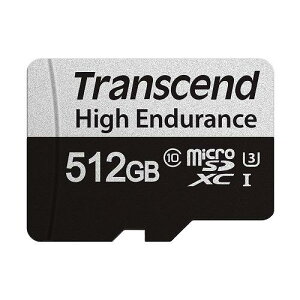 Transcend TS512GUSD350V ϋv microSDXC Class10 UHS-I U3 512GB (SDJ[hϊA_v^t)