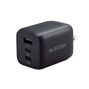 ELECOM MPA-ACCP4465BK AC[d/USB[d/USB Power DeliveryΉ/PPSΉ/65W/USB-C2|[g/USB-A1|[g/XCOvO/ubN