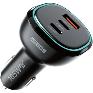 ADTEC ACPD-V165AC2 Power DeliveryΉ VK[\Pbg^Cv[d/165W/USB Type-A 1|[g Type-C 2|[g/ubN