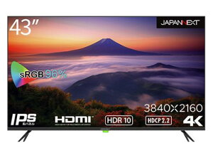 y@llzJAPANNEXT JN-IPS4302TUHDR tfBXvC/43^/3840×2160/HDMI×3AUSB×1/ubN/Xs[J[FL/2Nۏ