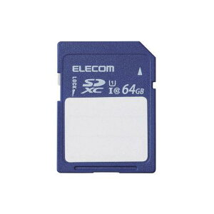 ELECOM MF-FS064GU11C SDXCJ[h/ۑe/P[Xt/UHS-I 80MB/s 64GB