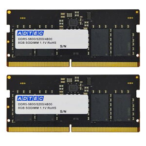 ADTEC ADS5600N-X8GW DDR5-5600 SODIMM 8GB×2