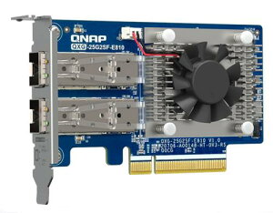 QNAP QXG-25G2SF/A 2�|�[�g 25GbE SFP28 LAN�J�[�h (QXG-25G2SF-E810�A�g��)