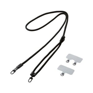 ELECOM P-STSDH2R06BK �X�}�z�V�����_�[�X�g���b�v/�X�g���b�v�z�[���V�[�g�t��(1���^�C�v×1��/2���^�C�v×1��)/�ەR�^�C�v/6mm/�u���b�N