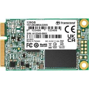 Transcend TS128GMSA220S SSD 220S SATA-III 6Gb/s mSATA 128GB