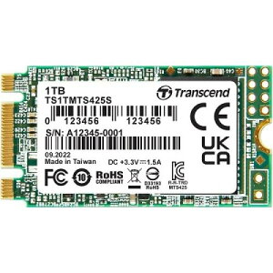 Transcend TS1TMTS425S SSD 425S SATA-III 6Gb/s M.2 Type 2242 1TB