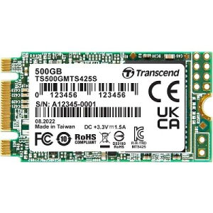 Transcend TS500GMTS425S SSD 425S SATA-III 6Gb/s M.2 Type 2242 500GB