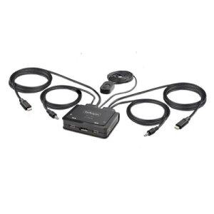 StarTech.com C2-D46-UC2-CBL-KVM KVMXCb`/2|[g/VOj^[/4K60HzDisplayPort/USB-Cڑ(DPAlt[h)
