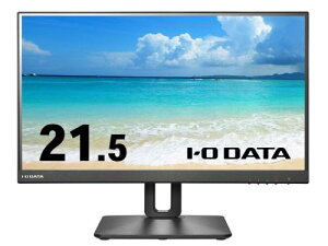 I-O DATA LCD-D221SV-FX ���C�h�t���f�B�X�v���C 21.5�^/1920×1080/HDMI�ADisplayPort/�u���b�N/�X�s�[�J�[�F����/100Hz�Ή��Ŏc�����y��/5�N�ۏ�/���~/��]