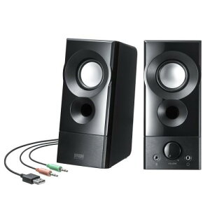 �T�����T�v���C MM-SPL20UBK USB�d���X�s�[�J�[�i���p�ő�o��6W�j