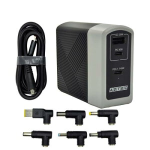 ADTEC APD-A140AC2-wMPro-BK Power Delivery 3.1Ή GaN AC[d/140W/USB Type-C 2|[g Type-A 1|[g/ubN  }`vOP[uProZbg