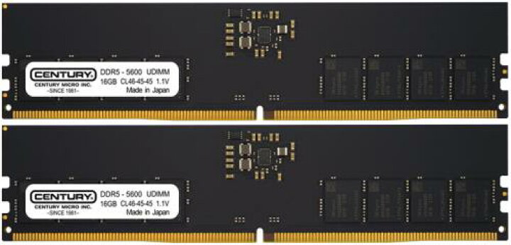 楽天市場】センチュリーマイクロ CB16GX2-D5U5600H デスクトップ用 PC5 