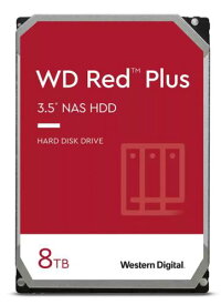 WesternDigital 0718037-899817 WD Red Plus 内蔵HDD 3.5インチ 8TB SATA6Gb/s 3年保証 WD80EFPX