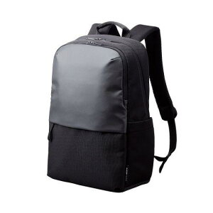 ELECOM BM-BPLTBK �o�b�N�p�b�N/�y�ʃ^�C�v/15.6inch/17L/�������H/���ϋv�t�@�X�i�[�̗p/�u���b�N