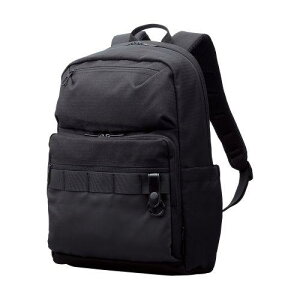 ELECOM BM-BPSDBK �o�b�N�p�b�N/�����^�C�v/15.6inch/20L/�������H/���ϋv�t�@�X�i�[�̗p/�u���b�N