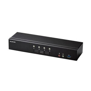 ELECOM KVM-NDUS4 p\Rؑ֊(KVM)/DisplayPort/4|[g