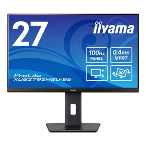 iiyama XUB2792HSU-B6 tfBXvC 27^/1920×1080/HDMIADisplayPort/ubN/Xs[J[F/IPSpl/~/]