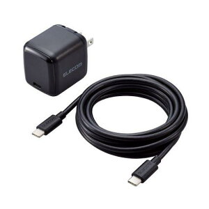 ELECOM ACDC-PD8765BK m[gPCpACA_v^[/USB[d/USB Power Delivery/65W/USB-C1|[g/C-CP[ut/2.0m/ubN