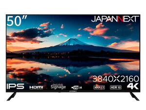 y@llzJAPANNEXT JN-IPS50UHDR-U tfBXvC 50^/3840×2160/HDMI×3AUSB×2/ubN/Xs[J[L/2Nۏ