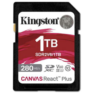 Kingston SDR2V6/1TB Canvas React Plus V60 SD J[h 1TB