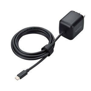 ELECOM ACDC-PD8665BK m[gPCpACA_v^[/USB[d/USB Power Delivery/65W/USB-CP[u/2.0m/XCOvO/ubN