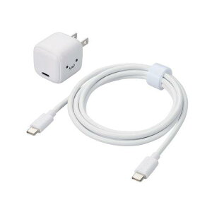 ELECOM MPA-ACCP7620WF AC[d/X}zE^ubgp/USB Power Delivery/20W/USB-C1|[g/C-CP[ut/1.5m/낿