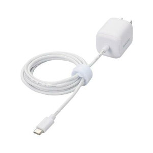 ELECOM MPA-ACCP7930WH AC[d/X}zE^ubgp/USB Power Delivery/30W/USB-CP[u/1.5m/zCg