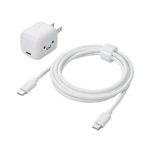 ELECOM MPA-ACCP8130WF AC[d/X}zE^ubgp/USB Power Delivery/30W/USB-C1|[g/C-CP[ut/1.5m/낿