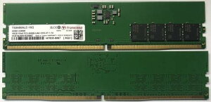 Transcend TS5600ALE-16G PC5-44800iDDR5-5600j U-DIMM 16GB 1Rx8 2Gx8 CL46 1.1V