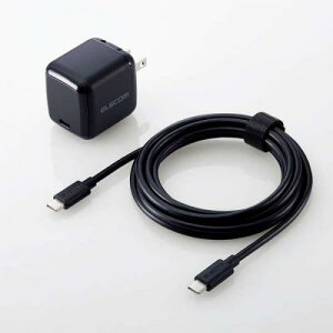 ELECOM ACDC-PD8445BK m[gPCpACA_v^[/USB[d/USB PD/45W/USB-C×1/C-CP[ut/2.0m/ubN