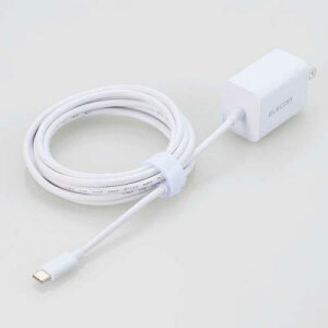 ELECOM MPA-ACCP7020WH AC[d/X}zE^ubgp/USB Power Delivery/20W/USB-CP[u/2.5m/zCg