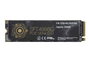 CFD̔ 4988755-067195 CFD SFT4000G V[Y M.2 2280 NVMeڑ ɔq[gVNt SSD 2TB 3Nۏ CSSD-M2L2KSFT4KG