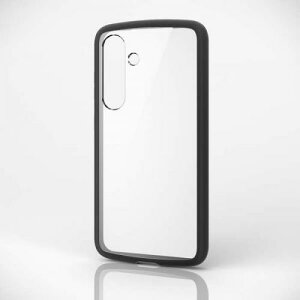 ELECOM PM-G241TSLFCBK Galaxy S24 (SC-51E)�p�n�C�u���b�h�P�[�X/TOUGH SLIM LITE/�t���[���J���[/�w�ʃN���A/�X�g���b�v�V�[�g�t��/�u���b�N