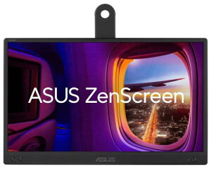 【法人様宛限定】ASUS MB166CR 15.6型ポータブルモニター/1920×1080/USB Type-C搭載/ブラック/スピーカーなし/360°キックスタンド付属