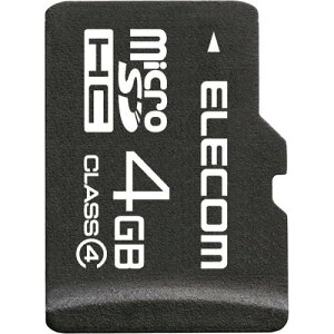 ELECOM MF-MSD004GC4/H microSDHCJ[h/Class4/4GB/@lp