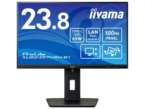 iiyama XUB2497HSN-B1 tfBXvC 23.8^/1920×1080/HDMIADisplayPortAUSB Type-CfóFd/ubN/Xs[J[F/IPSpl/~/]/LAN|[gL