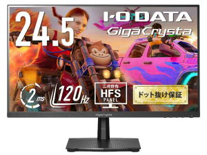 I-O DATA LCD-GD251SH Q[~OtfBXvC 24.5^/1920×1080/HDMIADisplayPort/ubN/Xs[J[FȂ/120HzΉQ[~Oj^[I/u5Nۏ؁vuP_ۏ؁v