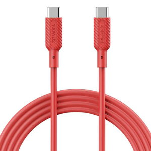 ADTEC APC-V1010SCC-U2-RD USB2.0 Type-C to C �P�[�u�� (100W�o�� / 480Mbps / 1.0m) ���b�h