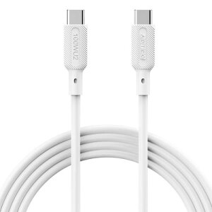 ADTEC APC-V1010SCC-U2-WH USB2.0 Type-C to C �P�[�u�� (100W�o�� / 480Mbps / 1.0m) �z���C�g
