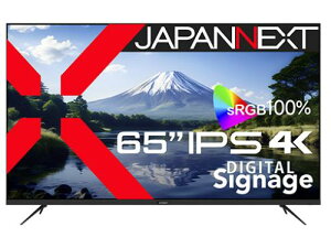 y@llzJAPANNEXT JN-IPS65UHD-U tfBXvC 65^/3840×2160/HDMI×3AUSB×1/ubN/Xs[J[L/2Nۏ