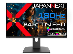 �y�@�l�l������zJAPANNEXT JN-245GT180FHDR �Q�[�~���O�t���f�B�X�v���C 24.5�^/1920×1080/HDMI×2�ADP×1/�u���b�N/�X�s�[�J�[�L/2�N�ۏ�